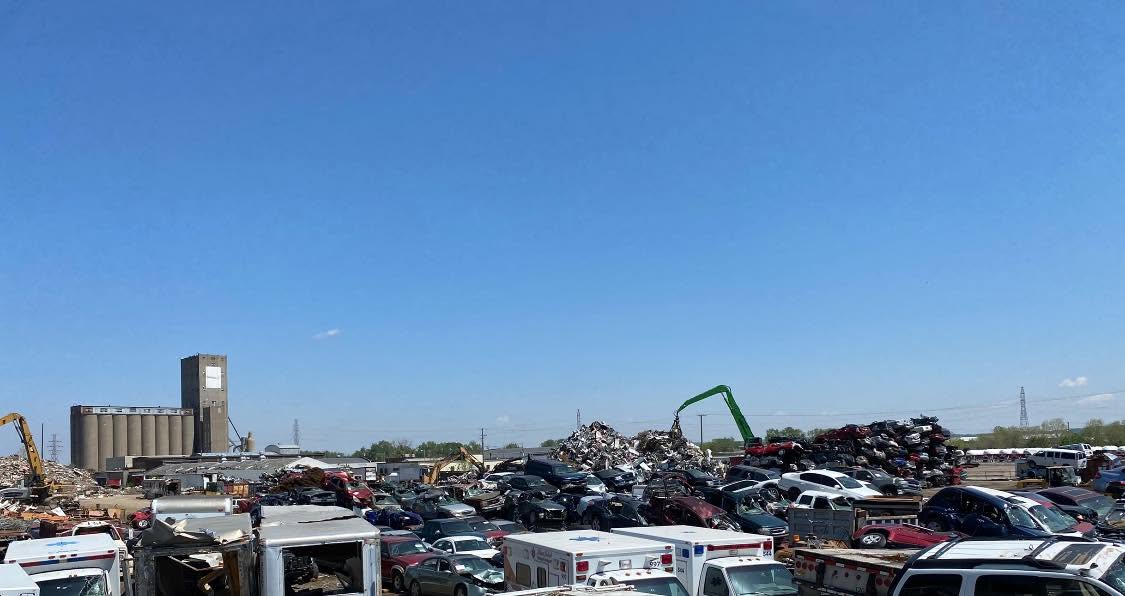 The Downtown Recycling scrap yard in Omaha